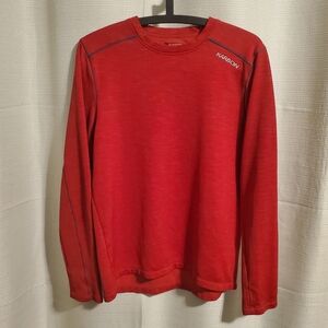 (3/$20) Karbon Red Men's Long Sleeve Shirt